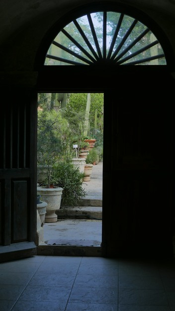 Blick aus dem ehemaligen Sommerhaus von de Argote, dem ersten Eigentümer und Namensgeber des Gartens.