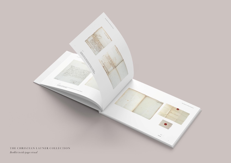 Innenseiten des Booklets zur Christian Launer Collection des Nationalarchivs von Malta