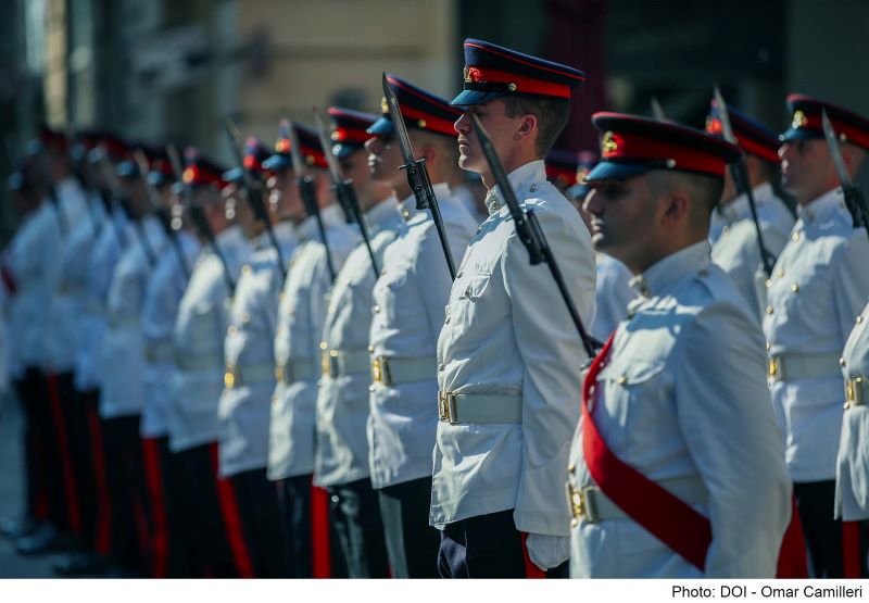 Ehrenkompanie am Unabhängigkeitstag in Valletta